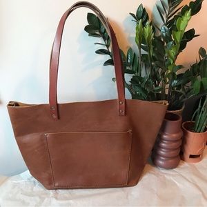 Portland Leather Goods Classic Large Tote in Honey